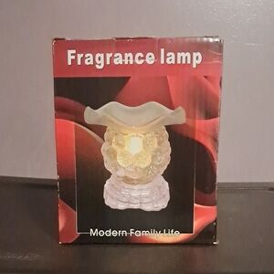 Fragrance Lamp - Gold and Clear